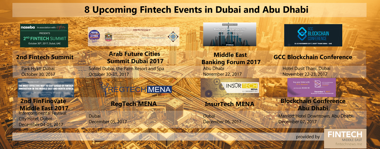8 Upcoming Fintech Events in Dubai and Abu Dhabi