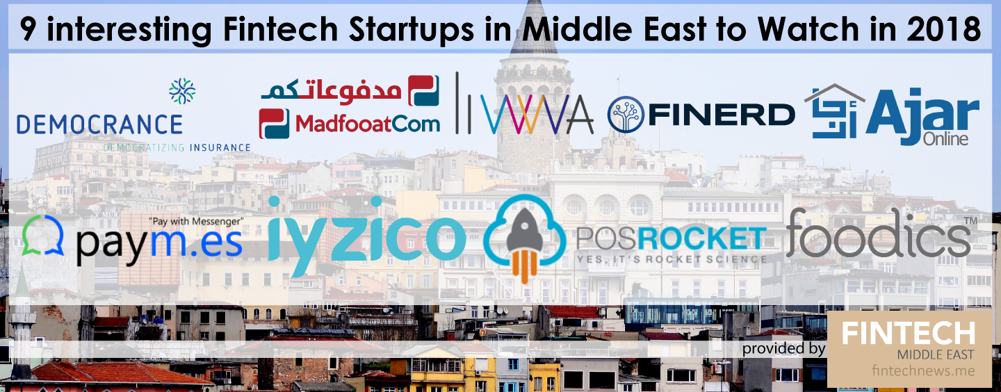 9 Fintech Startups in Middle East to Watch in 2018