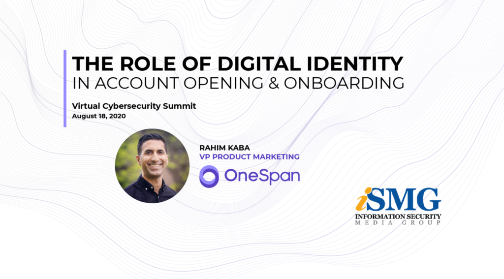 The Role of Digital Identity in Account Opening & Onboarding
